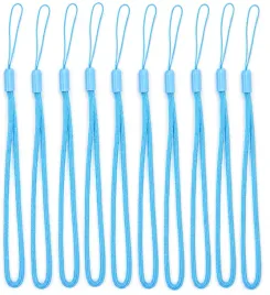 10x-smycz-do-pendrive-nylon-niebieski-mini-18cm