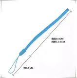 10x-smycz-do-pendrive-nylon-niebieski-mini-18cm