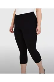 czarne-legginsy-damskie-plus-size-3-4-dlugosc-bez-dodatkow-m-5ha