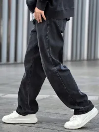 shein-spodnie-meskie-szare-proste-jeansowe-xs-1ma