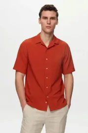 d-s-damat-meska-koszula-casual-krotkim-rekawem-kolorze-pomaranczowym-m-5ha