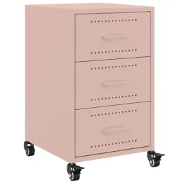 szafka-nocna-ze-stali-walcowanej-na-zimno-rozowa-36x39x59-cm-3-szuflady