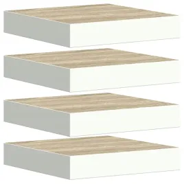 polki-scienne-debowe-i-biale-23-x-235-x-38-cm-mdf-metal-4-szt