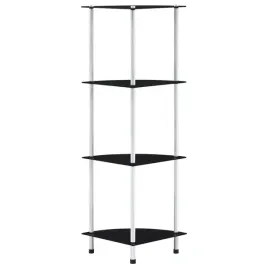szklana-polka-czarna-hartowane-szklo-i-stal-nierdzewna-30x30x100-cm