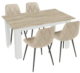 stol-120x80-sonoma-bialy-z-4-krzeslami-welur-do-kuchni-jadalni-salonu-loft