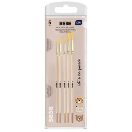 pedzelki-szkolne-interdruk-bebe-drewniane-naturalne-5-szt