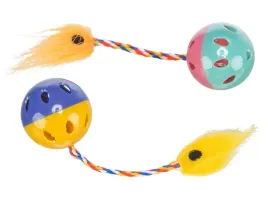 trixie-pilka-grzechoczaca-z-piorkiem-2szt-tx-4165