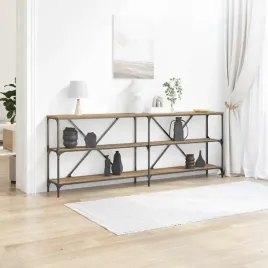 konsola-z-polka-dab-rzemieslniczy-200-x-30-x-75-cm