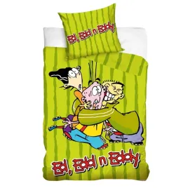 posciel-ed-edd-i-eddy-140x200-70x90-bawelniana-zielona-licencyjna