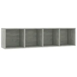 regal-na-ksiazki-z-4-przegrodami-szary-beton-143-x-30-x-36-cm