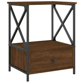 stolik-nocny-industrialny-brazowy-dab-50-x-41-x-65-cm