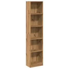 biblioteczka-dab-artystyczny-40-x-24-x-176-cm-drewno-konstrukcyjne
