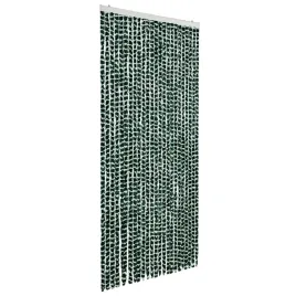 zaslona-przeciwko-owadom-zielona-i-biala-100-x-220-cm-szenil-polipropylenow