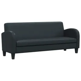 sofa-3-osobowa-ze-sztucznej-skory-czarna-183-x-70-x-76-cm