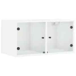 biala-szafka-scienna-685-x-37-x-35-cm-z-drzwiczkami-szklanymi