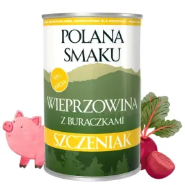 polana-smaku-wieprzowina-z-burakiem-400g-karma-monoproteinowa-szczeniak