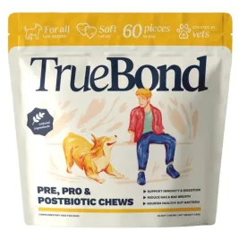 smaczki-probiotyk-dla-psa-truebond-pre-pro-and-postbiotic-chews-60-kesow