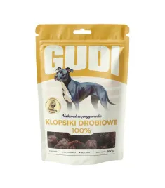 kaski-dla-psa-gudi-klopsiki-z-kurczakiem-500g-naturalny-przysmak-100percent-miesa