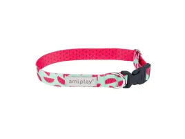 amiplay-obroza-regulowana-behappy-watermelon-rozmiar-s