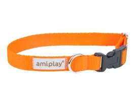 amiplay-obroza-regulowana-samba-s-pomaranczowy