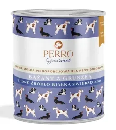 perro-gourmet-monobialkowa-karma-mokra-bazant-z-gruszka-800g-dla-psa