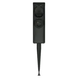slupek-ogrodowy-elektryczny-2-gniazda-ip44-czarny