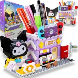 klocki-przybornik-organizer-na-biurko-kuromi-figurka-zestaw-1340el-prezent