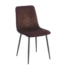 krzeslo-tapicerowane-brazowe-velvet-na-czarnych-nogach-k5-fx-do-jadalni