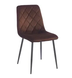 krzeslo-tapicerowane-brazowe-velvet-na-czarnych-nogach-k6-fx-b-jadalnia