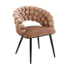 krzeslo-bubble-cappuccino-velvet-czarny-stelaz-k20-fx-b-stylowe