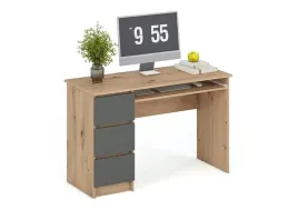 biurko-dab-artisan-grafitowy-120-cm-cino-3-szuflady-polka-pod-klawiature