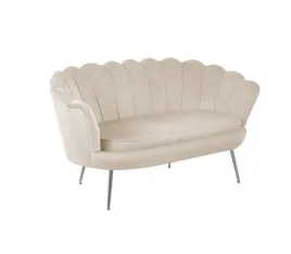 sofa-dwuosobowa-velvet-bezowa-na-srebrnych-nogach