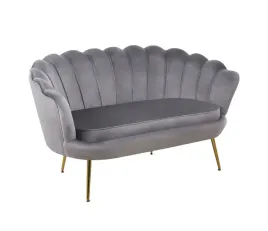 sofa-dwuosobowa-velvet-szary-na-zlotych-nogach
