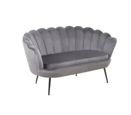 sofa-dwuosobowa-velvet-szary-na-czarnych-nogach