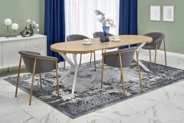 peroni-stol-rozkladany-fi100-250-100-75-cm-dab-zloty-bialy