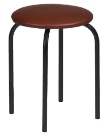 taboret-ciemny-braz-chico-eco-skora-czarny