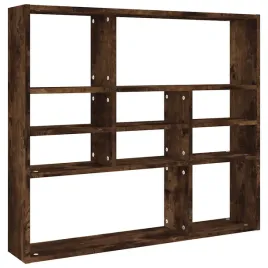 polka-scienna-przydymiony-dab-90-x-16-x-78-cm-z-10-przegrodkami