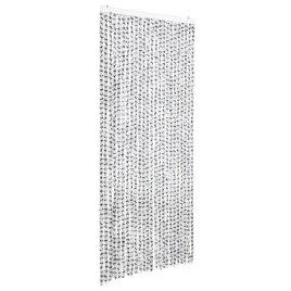 zaslona-przeciw-owadom-szenilowa-jasnoszara-ciemn-szara-100x220-cm