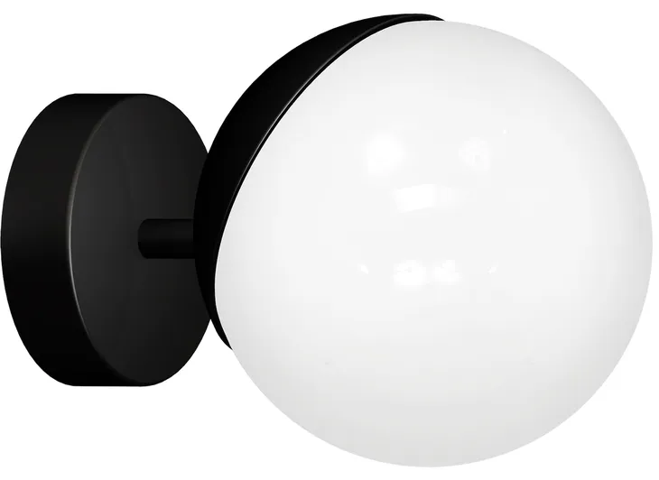 kinkiet-sfera-black-1xe14