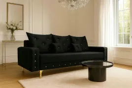 kanapa-glamour-czarna-welur-krysztalki-na-nogach-ludwik-funkcja-spania-sofa
