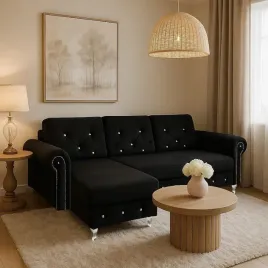 naroznik-glamour-czarny-l-sofa-z-krysztalkami-nogi-ludwik-funkcja-spania