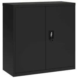 szafka-na-dokumenty-z-regulowanymi-polkami-stalowa-czarna-90x40x90-cm