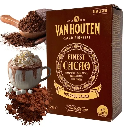 Van Houten Finest Kakao do Picia Belgijskie Czekoladowy Głęboki Smak 250 g