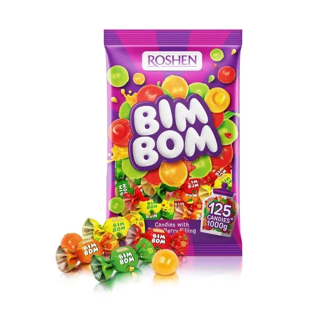Roshen BIM BOM Cukierki Owocowe 1kg