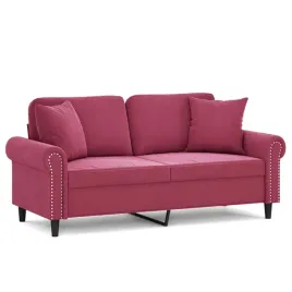 2-osobowa-sofa-aksamitna-z-poduszkami-winna-czerwien-172x77x80-cm
