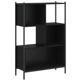 regal-na-ksiazki-z-materialu-drewnopochodnego-i-stali-czarny-72x28x109-cm