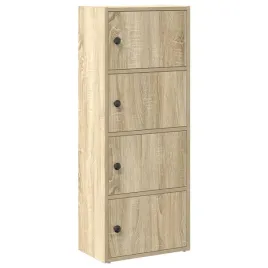 regal-na-ksiazki-dab-sonoma-40-x-24-x-102-cm-z-drzwiczkami