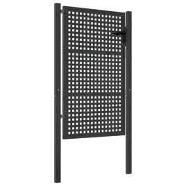 furtka-stalowa-antracytowa-105-x-175-cm-z-zamkiem-i-klamka