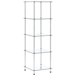 przezroczysta-szklana-polka-40-x-40-x-130-cm-5-poziomow-stal-nierdzewna