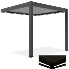 pergola-ogrodowa-tarasowa-aluminium-oswietlenie-led-led-3x3-elegance-wall